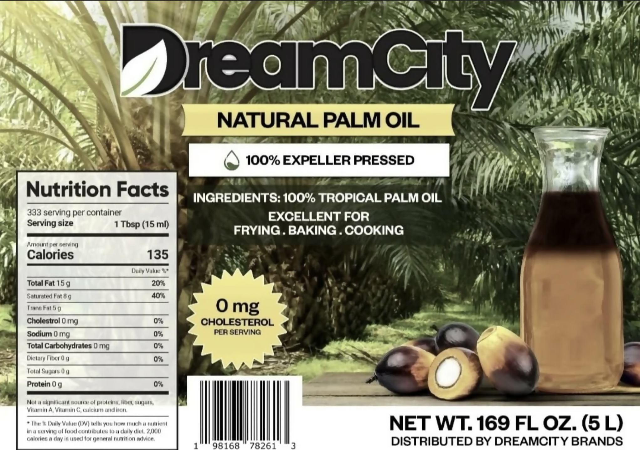 5 L Natutal Palm Oil